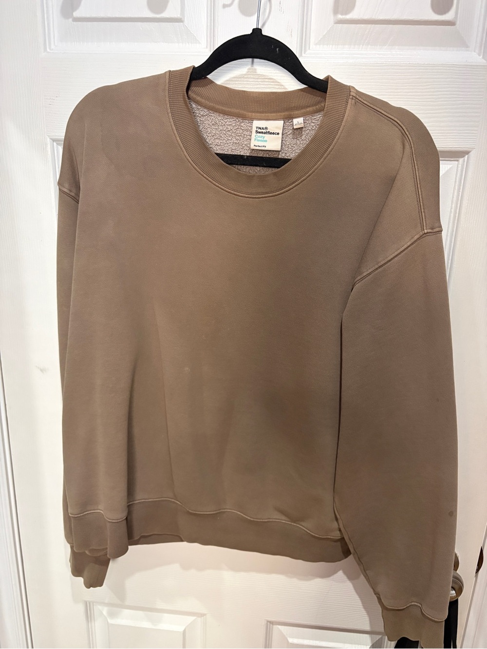 TNA sweatfleece cozy crewneck
